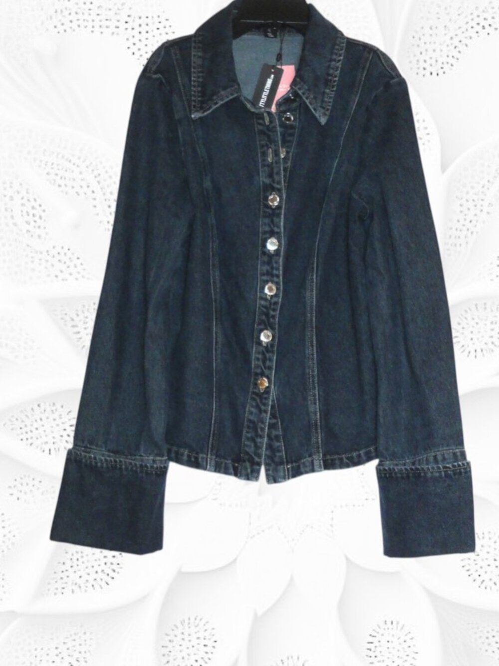 Pretty Little Thing (Size 12) Blue Denim Shirt/Jacket Shacket - NWT